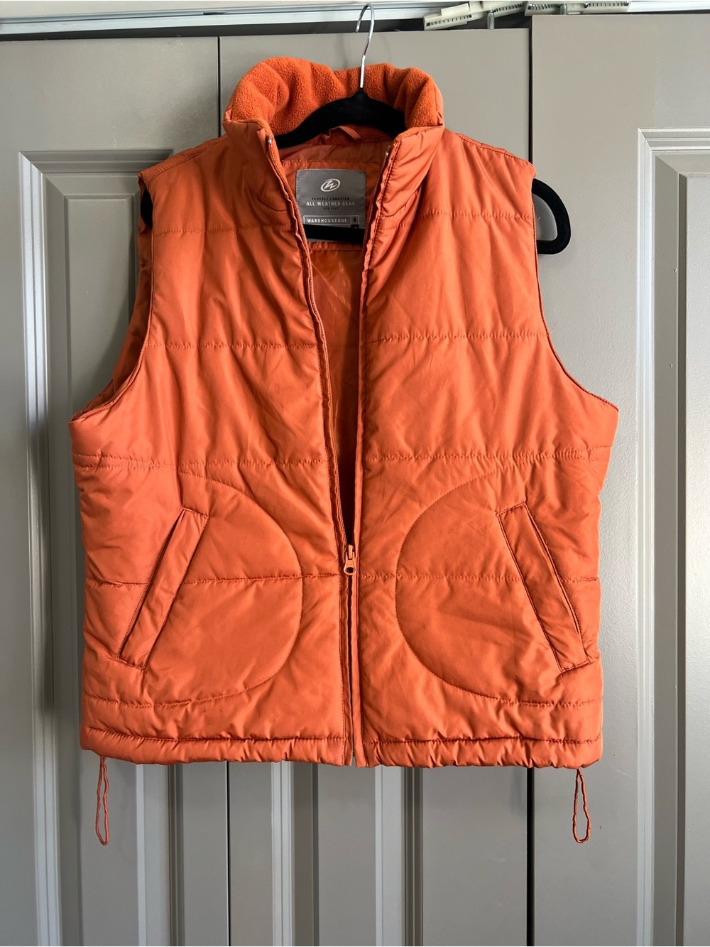 Warehouse Orange Puffer Vest